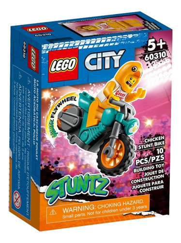 Lego 60310 City Ciudad Moto Acrobática Pollo