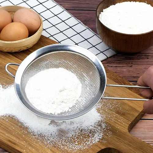Colador Acero Inoxidable Multiuso 20 Cm Repostería Cocina