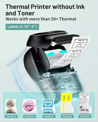 . Impresora Térmica Portátil Bluetooth 1phomemo M110 Con