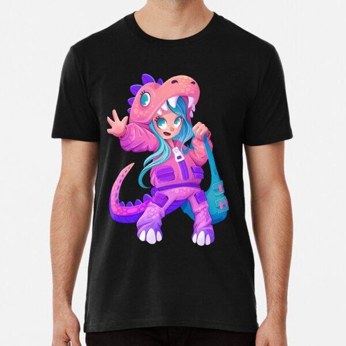 Remera Linda Chica Dinosaurio Algodon Premium