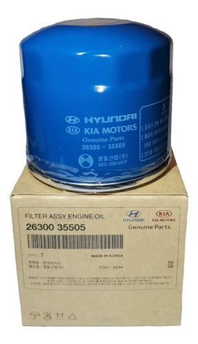 Filtro Aceite Original Kia Hyundai Made In Korea 818/8