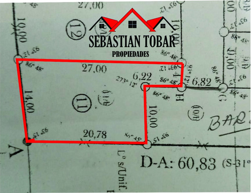 Imagen 7 de 7 de Vendo Excelente Lote Muy Cerca Del Centro Con Mejoras!!!en Esquina (ctes)