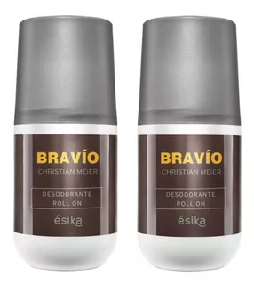 Set De 2 Desodorantes Bravio Ésika Sin Alcohol Roll On