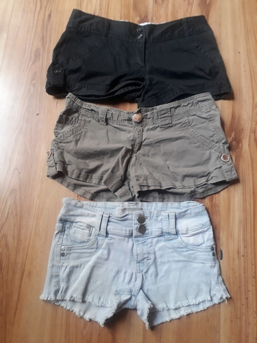 03 Shorts De Tallas 26 Y 28