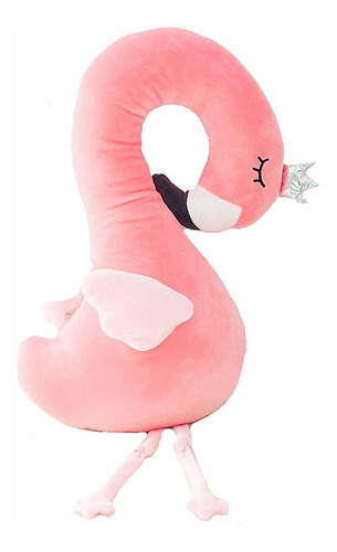 Manta De Peluche Suave En Forma 123arts Multi Flamingo 