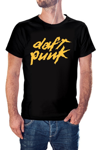 Polera Daft Punk Hombre 100% Algodón