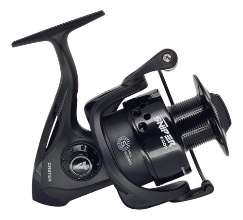 Reel frontal Caster Sniper 6005 derecho/izquierdo color negro