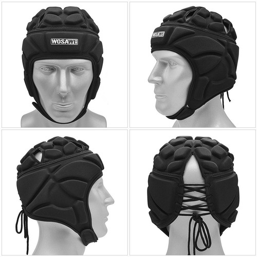 Casco De Portero Ajustable Deportes Fútbol Fútbol Rugby