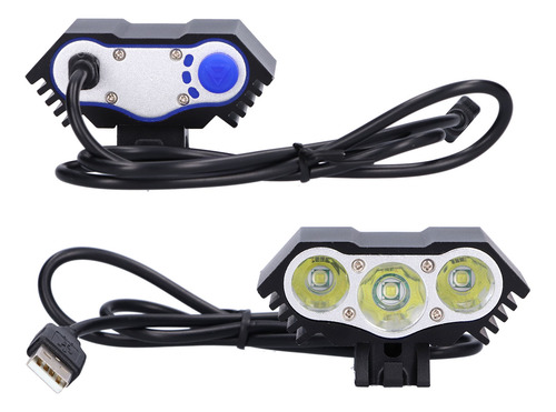 Bicicleta De Montaña Delantera De Alta Luminosidad De 3 Led