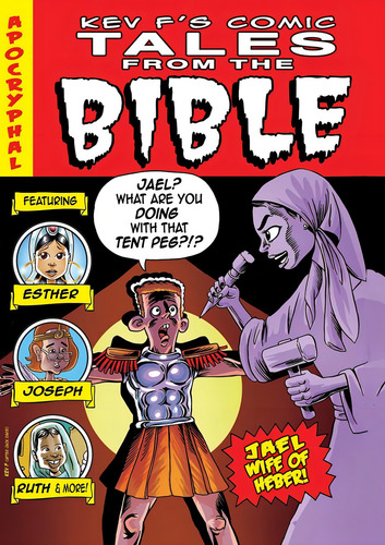 Comic Tales From The Bible: 90 Full Colour Pages Of Humorous Graphic Novel Adaptations, De Sutherland, Kev F. Editorial Oem, Tapa Blanda En Inglés