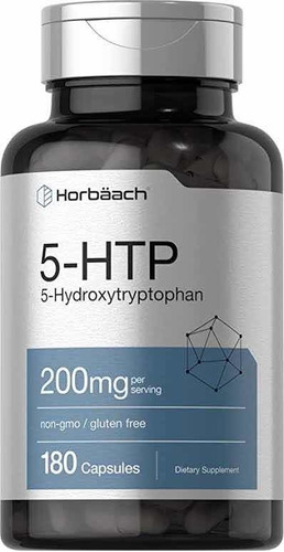 5 H T P Htp Premium Maxima Potencia 200mg 180 Capsulas Sabor Sin sabor