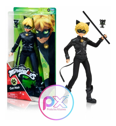 Miraculous Cat Noir Muñeco 28cms Articulado Original Ladybug