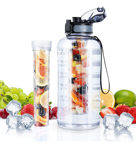 Utebit Botella De Agua Con Infusor De Frutas Botellas De Agu