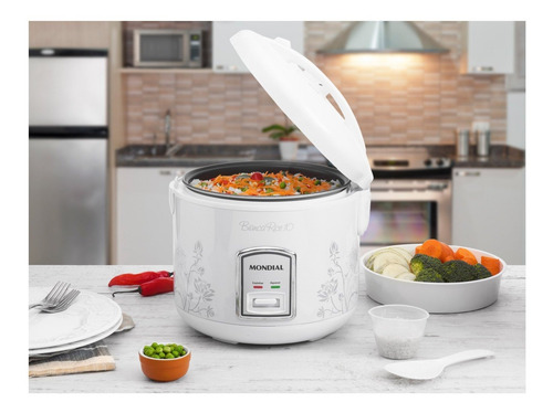 Panela Arroz Mondial 10 Xicaras Bianca Rice 10 Branco 110 V