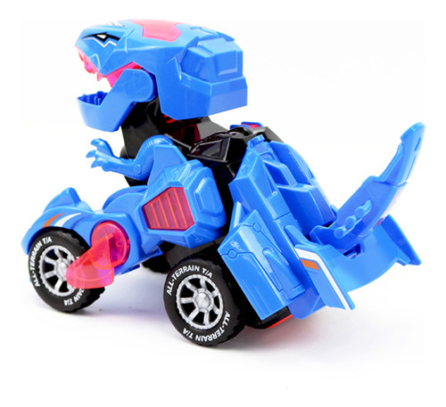 Imagen 8 de 10 de Auto Con Luces Que Se Transforma En Dinosaurio Deformación