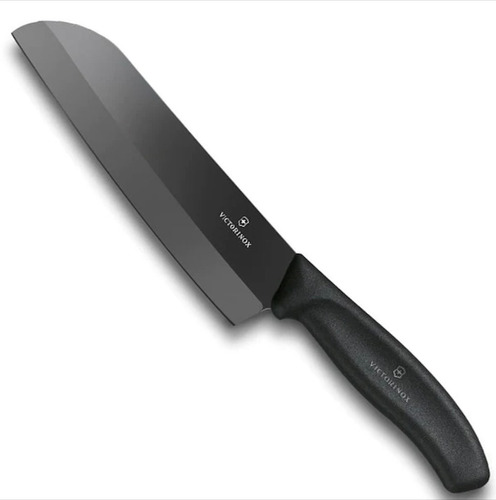 Cuchillo Victorinox Santoku Ceramicline 170mm Negro