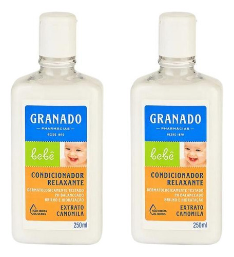 Condicionador Granado Bebe 250ml Camomila-kit C/2un