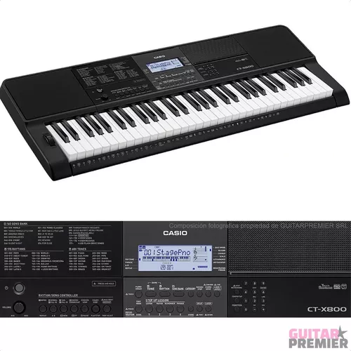 Teclado Casio Organo Ct-x800 Sensitivo + Fuente + Envio - Baires Rocks