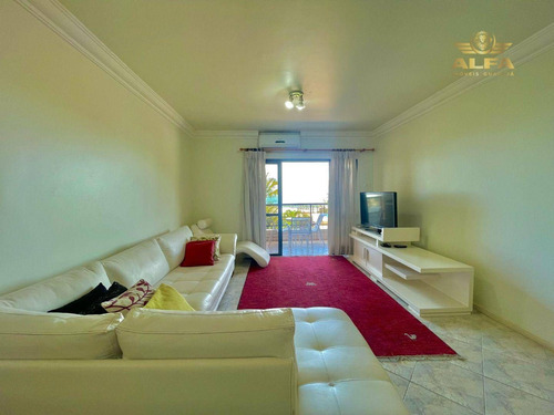 Imagem 5 de 26 de Apartamento De Frente Para O Mar Com 3 Suítes Em Prédio Com Lazer E 2 Vagas - Praia Do Tombo, Guarujá. - Ap1295