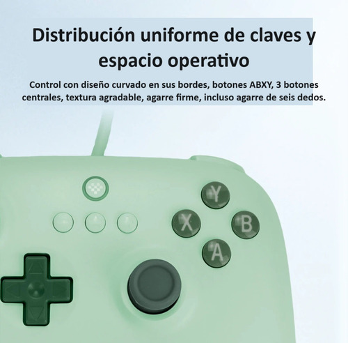 Control 8bitdo Ultimate Wired Para Pc Android Steam Deck