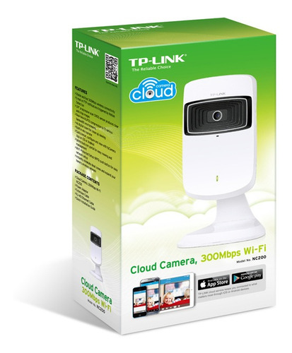 Imagen 3 de 4 de Camara Seguridad Ip Tplink Nc200 Cloud 300mbps Wifi Sensor