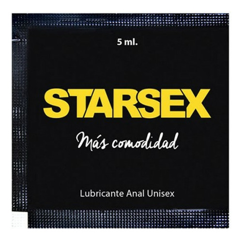 Lubricante Sachet Intimo Anal Dilatador Mas Comodidad