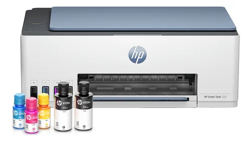 comprar Impresora Multifuncional HP Smart Tank 525, Tinta Continua, Color, Copia, Escaner (1F3W3A)