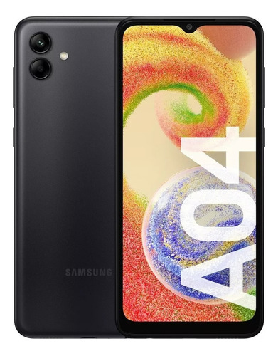 Celular Samsung Galaxy A04 128 Gb + 4 Gb Negro Openbox (Reacondicionado)