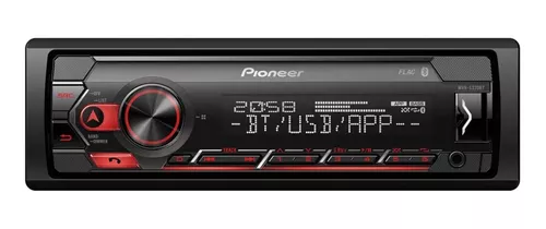 Auto Radio Pioneer Mxt-S3266B + Parlantes 200w Bt.