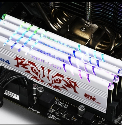 Imagem 1 de 4 de Memória Ram Rgb Ddr4 3600mhz 16gb (2x8) Veritech