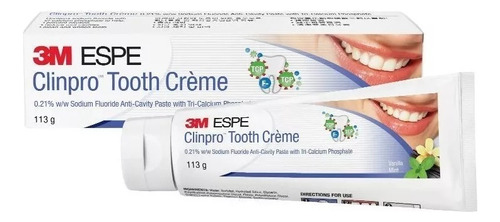 Creme Dental Clinpro 3m Espe 113 Grs 0,21% Naf (950 Ppm) Tcp