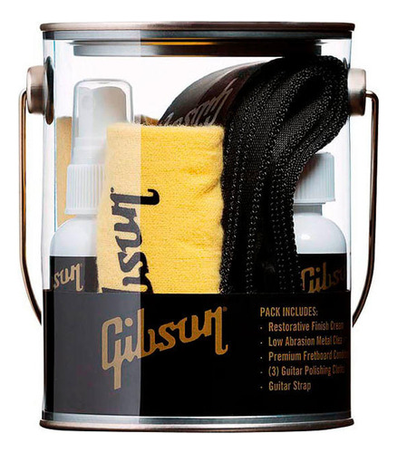 G-carekit1 Kit Limpieza Cuerdas Bucket Care Gibson