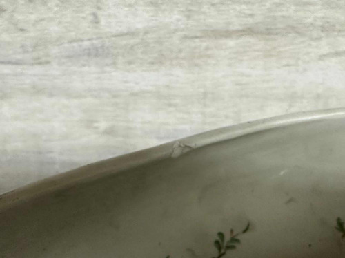 Centro De Mesa Capo Di Monti Porcelana Vidriada 1930 (Usado)