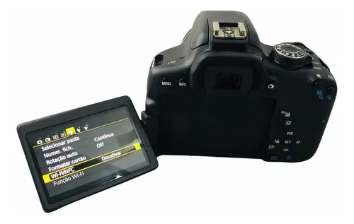 Câmera Cânon 750d Mesma T6i C 18:55mm Com 8.300 Clicks. | MercadoLivre