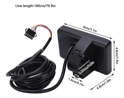 Medidor Lcd Con Pantalla De Bicicleta E, Soporte De Pantalla