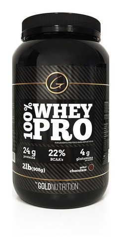 Proteína Whey Protein 100% Whey Pro - Gold Nutrition 2 Lbs