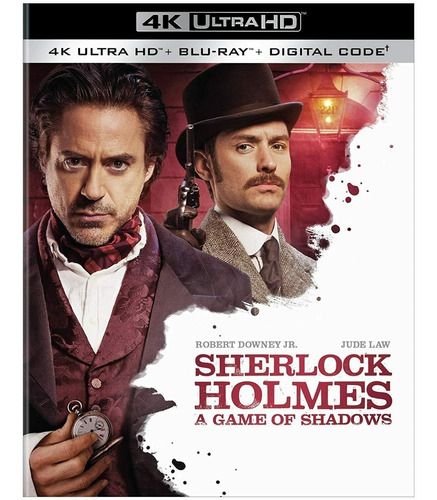 4k Ultra Hd + Blu-ray Sherlock Holmes 2 A Game Of Shadows