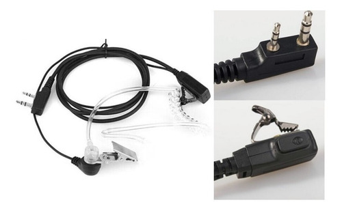Audífono Micrófono Tubular, (auricular) Para Radios Motorola