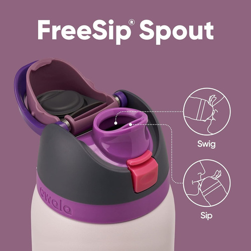 Botella De Agua Owala Freesip 40oz Color Dreamy Field Lila