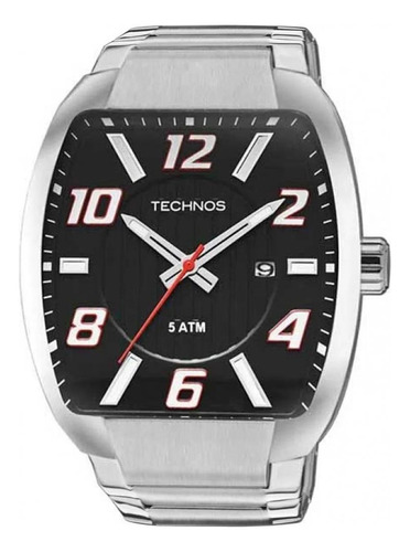 Relogio Technos Masculino Quadrado Esportivo 2115kll/1p