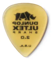 Comprar Púas Ultex Sharp 2.0 Pack X 12 Jim Dunlop 433r 2.0 Tamaño 2.0 Sharp