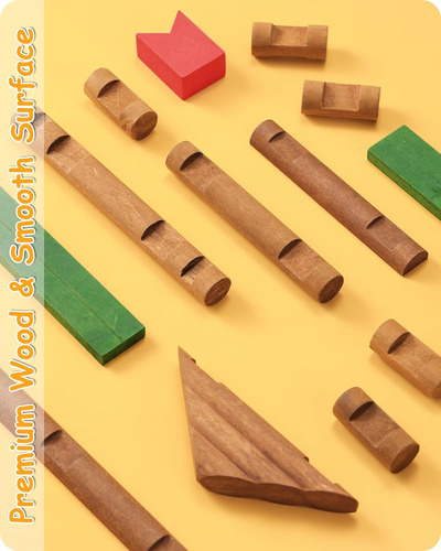 Juego De Construccion De Troncos Sainsmart Jr. 665 Piezas
