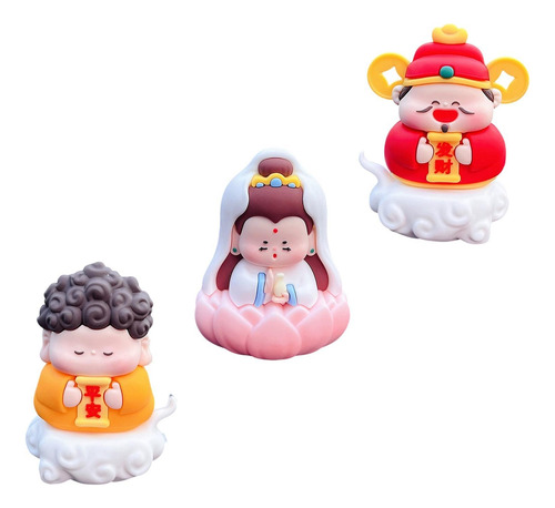 3 Piezas Figuras Decoración De La Estatua Mini Esculturas