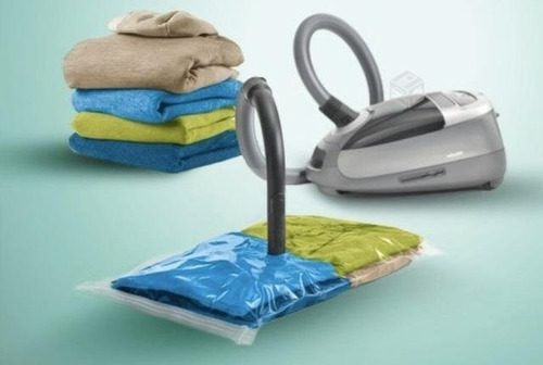 Pack 12 Bolsas Al Vacío Para Comprimir Ropa 50x60cm