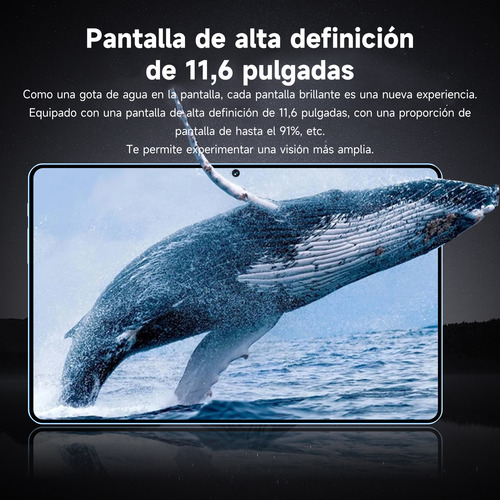 Tablet Pro12 12gb512gb Ram Android 13 Sim Tablet Con Teclado