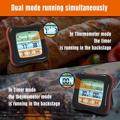 Yu Termómetro Digital For Carne Termómetro De Cocina