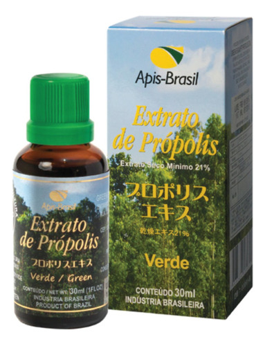 Extrato de Própolis Verde 21% - 30ml  Apis Brasil