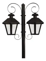 Comprar Faroles En Hierro Con Columna Jardín Exterior Hexagonales