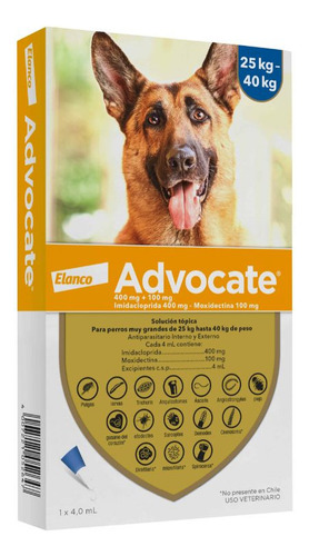 Advocate Perros 25-40 Kg. Pipeta 4 Ml