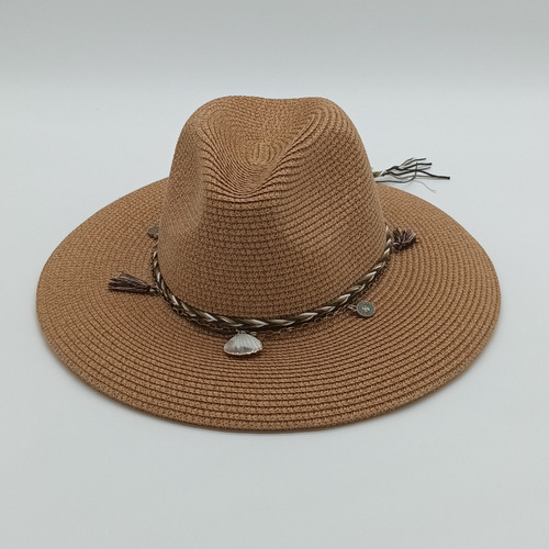 Sombrero Indiana T/ Trenza Concha